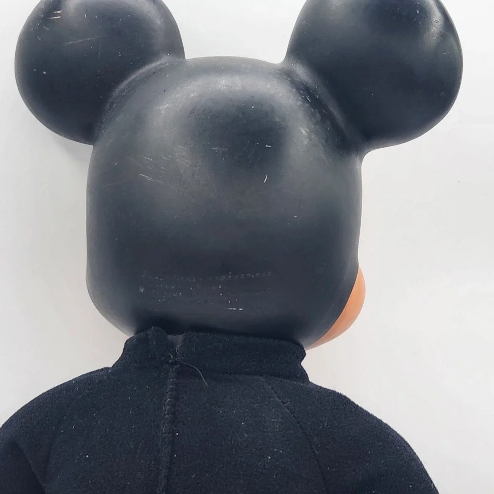 Vintage 1970s Marching Mickey Mouse Plush Doll Hasbro Walt Disney‎